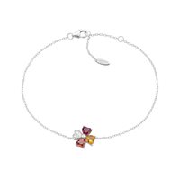 Bracciale Amen Donna Quadricuore in Argento Zircone BRQUBMAR - BRQUBMAR